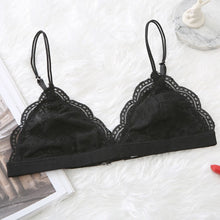 Charger l'image dans la galerie, New Sexy Floral Lace Bra Thin Wire Free Bralette Comfortable Adjusted Underwear Women Lace Bra Brassiere Girl Small Cup Lingerie