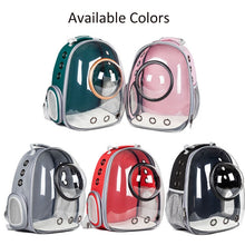 将图片加载到图库查看器,Astronaut Window Bubble Carrying Travel Bag Breathable Space Capsule Transparent Pet Carrier Bag Dog Cat Backpack