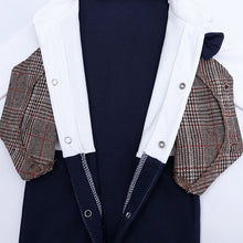 Load image into Gallery viewer, Cotton Long Sleeve Newborn Baby Clothes Plaid Bow Baby Boy Romper Spring Autumn Toddler One-Pieces Gentleman Newborn Costume