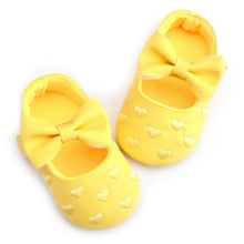 Cargar imagen en el visor de la galería, Baby PU Leather Baby Boy Girl Baby Moccasins Moccs Shoes Bow Fringe Soft Soled Non-slip Footwear Crib Shoes
