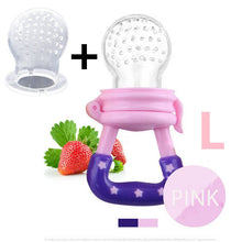 Charger l'image dans la galerie, Fresh Food Nibbler Baby Pacifiers Feeder Kids Fruit Feeder Nipples Feeding Safe Baby Supplies Nipple Teat Pacifier Bottles