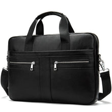 將圖片載入圖庫檢視器 WESTAL Bag men's Genuine Leather briefcase Male man laptop bag natural Leather for men Messenger bags men's briefcases 2019