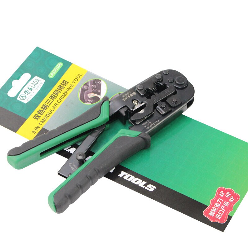 LAOA 4P/6P/8p Multifunction Ratchet Network Pliers Crimping Crimper Crimp Tool Made in Taiwan