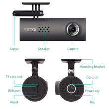 Charger l'image dans la galerie, 70mai Smart Dash Cam 1S English Voice Control 70 Mai Car Camera 1080P 130FOV Wifi 70mai Car DVR Car Recorder Auto Recorder Wifi