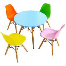 将图片加载到图库查看器,5 Piece Kids Colorful Set with 4 Armless Chairs