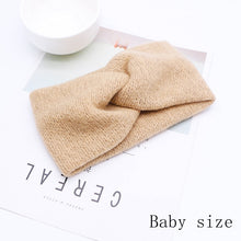 将图片加载到图库查看器,Baby Headband Women Girl Twisted Hair Band Kids Woolen Headwrap Mommy and Me Headbands Toddler Spring Turban Hair Accessories