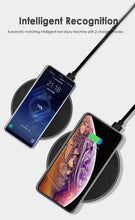 Load image into Gallery viewer, 5/10W Qi Wireless Charger Fast Wireless Charging For IPhone 12 Samsung Xiaomi Phone Wireless Charger Board Wireless Charging Pad