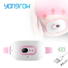 Load image into Gallery viewer, Yongrow Warm Palace Belt Electric Heating Uterus Acupoints Vibrating Massage Relieve Menstrual Pain Massage the Waist Abdomen