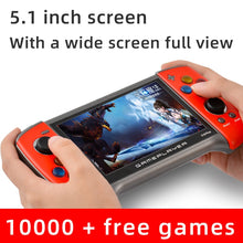 Cargar imagen en el visor de la galería, Handheld Game Console Nostalgic 5.1-inch 8G Built-in 10000 Games Video Game Double-rocker Consoles Classic Retro Game Support TV