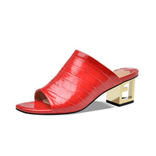 Cargar imagen en el visor de la galería, MORAZORA 2020 new arrive women sandals top quality genuine leather shoes strange high heel fashion party casual shoes woman