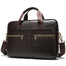 將圖片載入圖庫檢視器 WESTAL Bag men's Genuine Leather briefcase Male man laptop bag natural Leather for men Messenger bags men's briefcases 2019