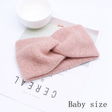 将图片加载到图库查看器,Baby Headband Women Girl Twisted Hair Band Kids Woolen Headwrap Mommy and Me Headbands Toddler Spring Turban Hair Accessories