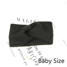 将图片加载到图库查看器,Baby Headband Women Girl Twisted Hair Band Kids Woolen Headwrap Mommy and Me Headbands Toddler Spring Turban Hair Accessories