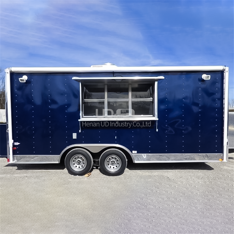 Fast Food Kiosk Coffee Van Hot Dog Cart Mobile Concession Food Truck Trailer