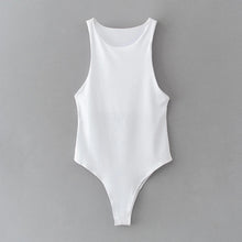 将图片加载到图库查看器,Yimunancy 5 Colors Sleeveless Bodysuit Women Solid Seamless Bodycon Bodysuit 2020 Women Ladies Skinny Bodysuit Summer Overalls