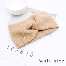 将图片加载到图库查看器,Baby Headband Women Girl Twisted Hair Band Kids Woolen Headwrap Mommy and Me Headbands Toddler Spring Turban Hair Accessories