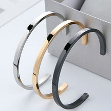 Charger l'image dans la galerie, 4mm wide stainless steel bracelet