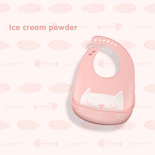 Cargar imagen en el visor de la galería, Baby Bibs Waterproof Silicone Feeding Baby Saliva Towel Newborn Cartoon Aprons Baby Bibs Adjustable Different styles of Bibs