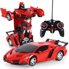 Charger l'image dans la galerie, New 2 in 1 RC Car Toy Transformation Robots Car Driving Vehicle Sports Cars Models Remote Control Car RC Toy Gift for Boys Toy