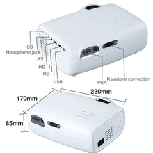 Load image into Gallery viewer, WZATCO E600 Android 10.0 Wifi Smart Portable Mini LED Projector Support Full HD 1080p 4K AC3 Video Home Theater Beamer Proyector