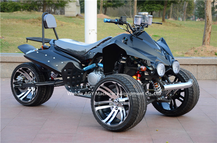 AGY winch supported 3 wheel trike/petrol motorcycle