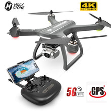 将图片加载到图库查看器,Holy Stone HS700D Drone 4K GPS Profissional Quadcopter 5GHz FPV RC Helicopter 25KM/H 22 Mins Flight Time Brushless Motor Drone