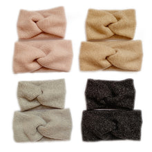 将图片加载到图库查看器,Baby Headband Women Girl Twisted Hair Band Kids Woolen Headwrap Mommy and Me Headbands Toddler Spring Turban Hair Accessories