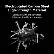 Cargar imagen en el visor de la galería, ROCKBROS 16 in 1 Multifunction Bicycle Repair Tools Kit Hex Spoke Cycling Screwdriver Tool MTB Mountain Cycling Bike Repair Tool