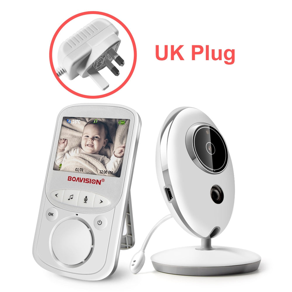 Wireless LCD Audio Video Baby Monitor VB605 Radio Nanny Music Intercom IR 24h Portable Baby Camera Baby Walkie Talkie Babysitter