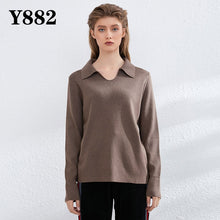 Cargar imagen en el visor de la galería, Aachoae Autumn Winter Women Knitted Turtleneck Cashmere Sweater 2020 Casual Basic Pullover Jumper Batwing Long Sleeve Loose Tops