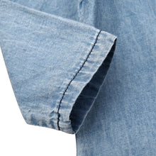 Cargar imagen en el visor de la galería, Spring Autumn Baby Clothing Long Sleeve Romper Denim Solid Jumpsuit Pocket Outfits Newborn Kids Baby Girl Boy Clothes