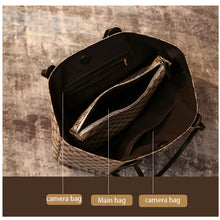 Cargar imagen en el visor de la galería, Criss-Cross Handbag 2021 Autumn/Winter new style mother tote bag wild fashion portable big bag trend