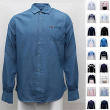 Load image into Gallery viewer, https://ae01.alicdn.com/kf/H396e50be945448e2b470f31172c6f787l/Homme-Embroidery-Jeans-Camisa-Masculina-Eden-Men-Long-Sleeve-Lapel-100-Cotton-Hombre-Rugby-Chemises-Casual.jpg