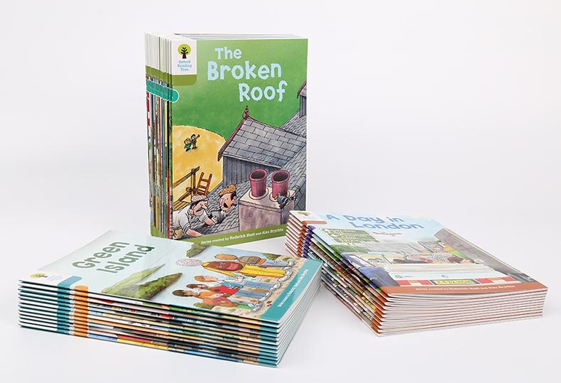 Hot 1 set of Random 10 books 7-9 level Oxford reading tree rich reading help children read Pinyin English story picture book