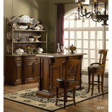 Charger l'image dans la galerie, Wooden high chair for bar table of bar table set for home use GF01. Bar Counter