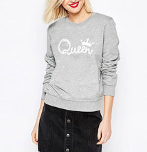 Load image into Gallery viewer, Imperial Crown Queen Long Sleeve Sweater Women Femme 2017 Autumn Winter Women Harajuku Pullovers O Neck Casual sweatshirts