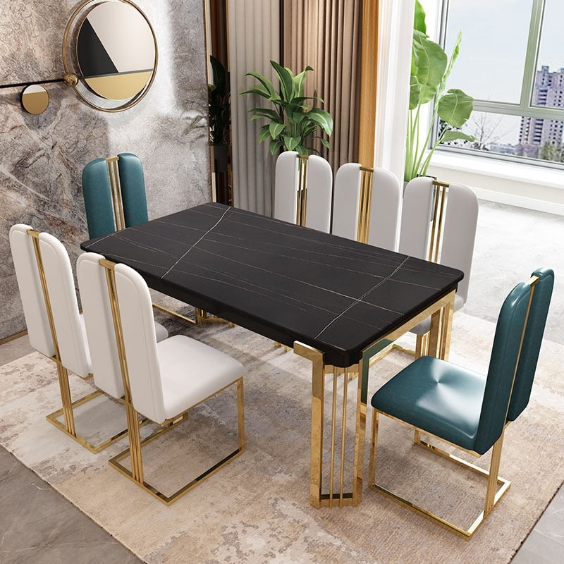 Minimalist Modern Simple Rectangular Dining Table