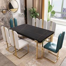 Cargar imagen en el visor de la galería, Minimalist Modern Simple Rectangular Dining Table