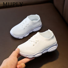 Load image into Gallery viewer, Kids Shoes Anti-slip Soft Rubber Bottom Baby Sneaker Casual Flat Sneakers Shoes Children size Kid Girls Boys Sports Shoes