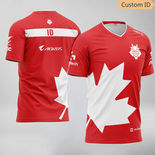 将图片加载到图库查看器,LOL DOTA2 E-Sports Team G2 Uniform 2020 Canada Jersey Fans Game T-shirt Custom ID T shirt For Men Women  Customize Tees Shirt