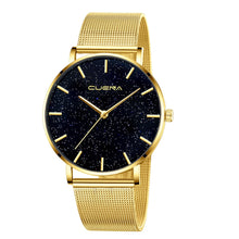Load image into Gallery viewer, Ladies Watch Starry Sky Diamond Dial Women Bracelet Watches Stainless Luxury Brand Quartz Mesh Magnetic Buckle Wristwatch Woman