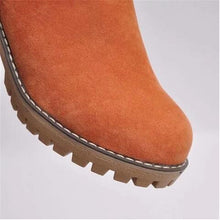 将图片加载到图库查看器,Ladies Winter Fur Warm Snow Boots Ladies Warm Ankle Boots Wool Ankle Boots Comfortable Shoes XL 40-43