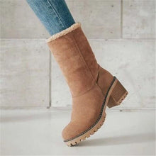 将图片加载到图库查看器,Ladies Winter Fur Warm Snow Boots Ladies Warm Ankle Boots Wool Ankle Boots Comfortable Shoes XL 40-43