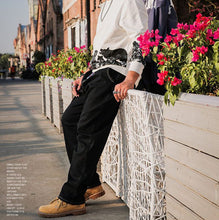 Charger l'image dans la galerie, Men's Large Size Jeans 10XL 12XL pants business office pants high waist stretch straight 8XL jeans autumn and winter stretch