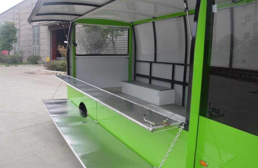 Length customized electric mobile food truck moving dining cart outdoor street tourist car by sea transportation