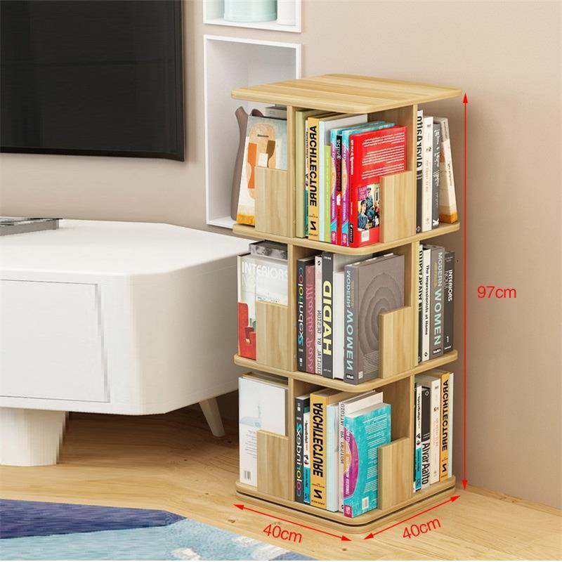 Libros Bookshelf Furniture Vitrina Ladder Shelf Libreria Legno Rotate Rotatable Modern Librero Bookcase Book Case Rack
