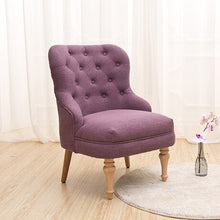 Cargar imagen en el visor de la galería, Living Room Sofas Living Room Home Furniture solid wood fabric sofa chair single sofa muebles recliner canape salon modern sale