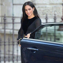 將圖片載入圖庫檢視器 Long Dress Designer High Quality Autumn New Women's Fashion Work Party Sexy Sexy Elegant Chic Pencil Black Long Sleeve Dresses