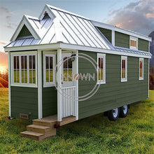 将图片加载到图库查看器,Luxury Prefab Villa large Tiny House Prefabricated Tinyhouse Container Foldable Homes on Wheels