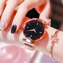 Load image into Gallery viewer, Luxury Women Watches 2019 Ladies Watch Starry Sky Magnetic Waterproof Female Wristwatch Luminous relogio feminino reloj mujer